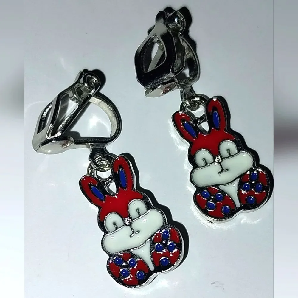 Super cute kid's fashion clip-on earrings